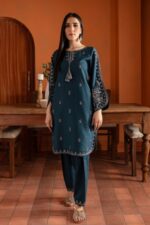 Heer Ready to wear embroidered 2 pc dress zinc