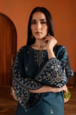 Heer Ready to wear embroidered 2 pc dress zinc