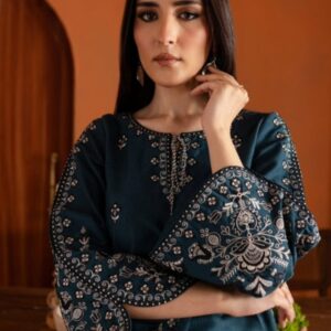 Heer Ready to wear embroidered 2 pc dress zinc