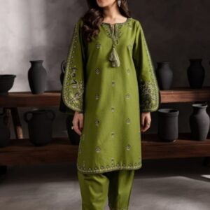 Keep it cool, keep it classy ☀️ This 2-piece intermix summer outfit features soft, breathable fabric with elegant embroidery that adds just the right touch of charm. A perfect casual look for everyday comfort with effortless style. ✨